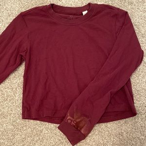Burgundy Adidas long sleeve shirt!